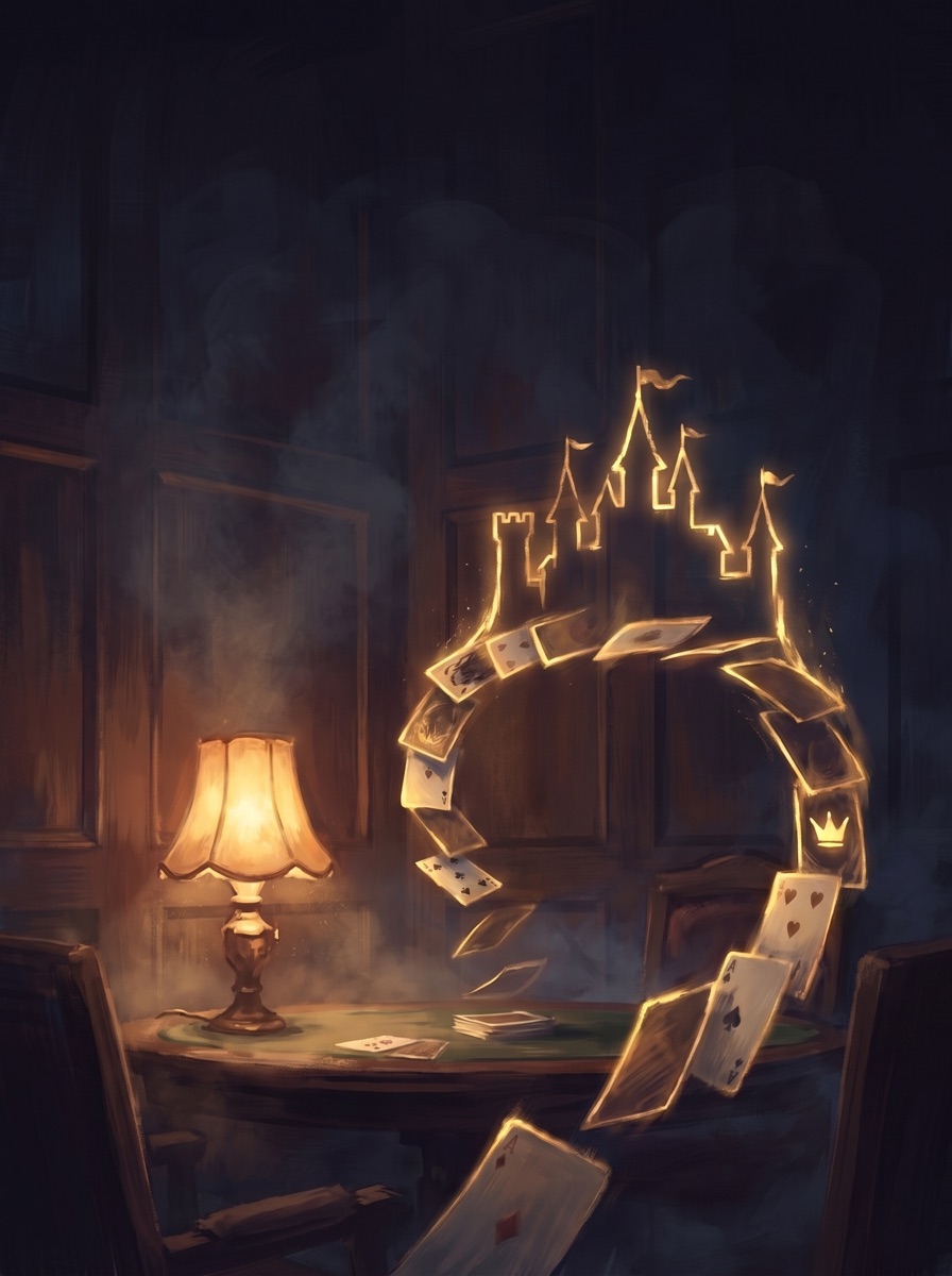THE CARD ROOM &mdash; exhibition poster